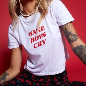 Make boys cry tee by motel rocks